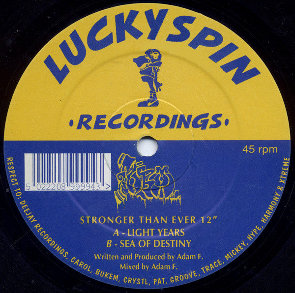 Adam F : Stronger Than Ever 12" (12")