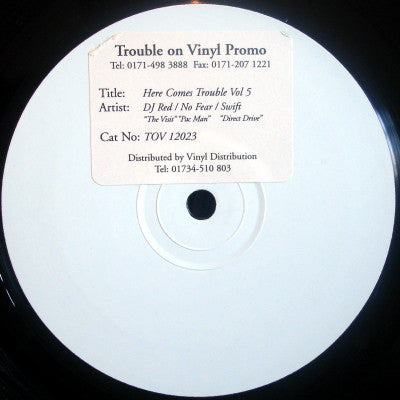 DJ Red / No Fear / Mampi Swift : Here Comes Trouble Vol 5 (12", Promo)