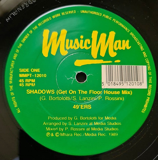49ers : Shadows (Get On The Floor House Mix) (12")