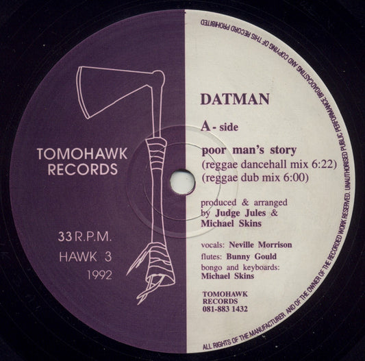 Dattman : Poor Man's Story (12")