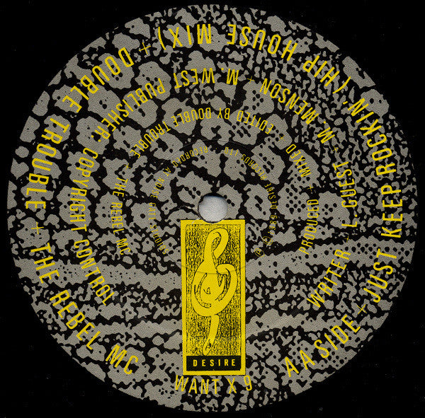 Double Trouble & Rebel MC : Just Keep Rockin' (12", Single)