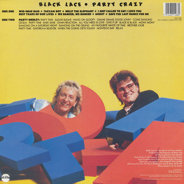 Black Lace : Party Crazy (30 Great Party Icebreakers) (LP, Album)