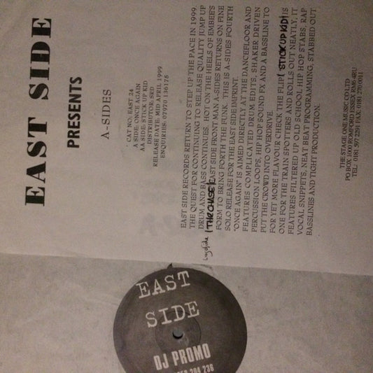 A-Sides : Once Again / Stick Up Kid (12", Promo)