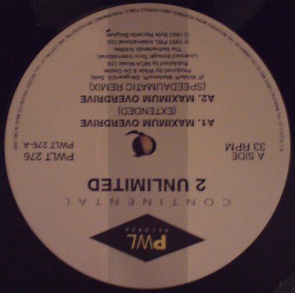 2 Unlimited : Maximum Overdrive (12", Single)