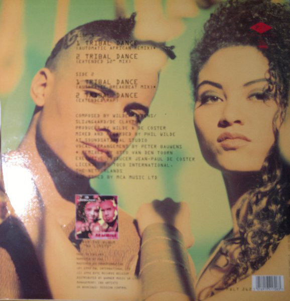 2 Unlimited : Tribal Dance (12", Single)