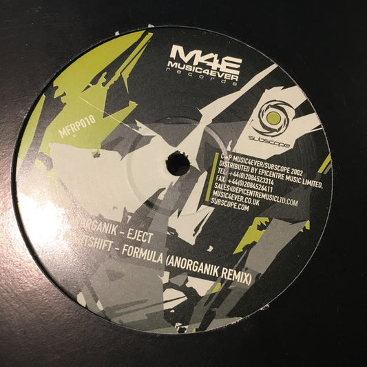 Anorganik / Nightshift : Eject / Formula (Anorganik Remix) (12")