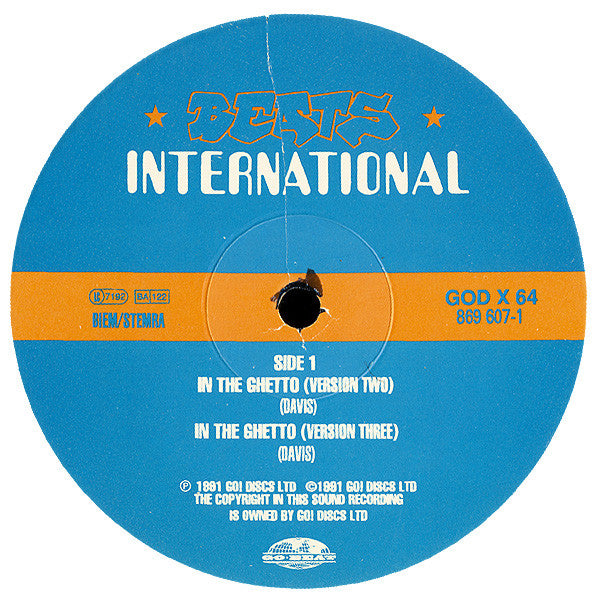 Beats International : In The Ghetto (12")