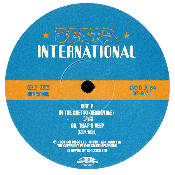 Beats International : In The Ghetto (12")