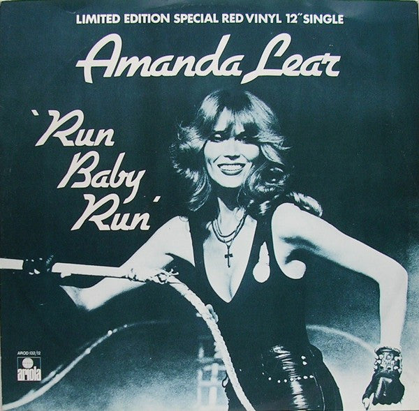 Amanda Lear : Run Baby Run (12", Single, Ltd, Red)