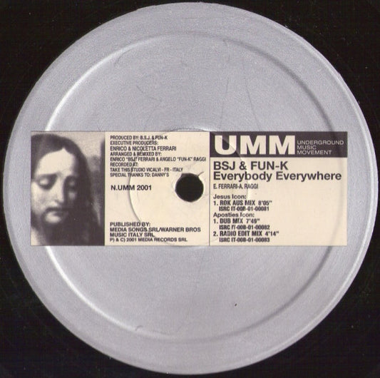 BSJ & Angelo "Fun-K" Raggi : Everybody Everywhere (12")