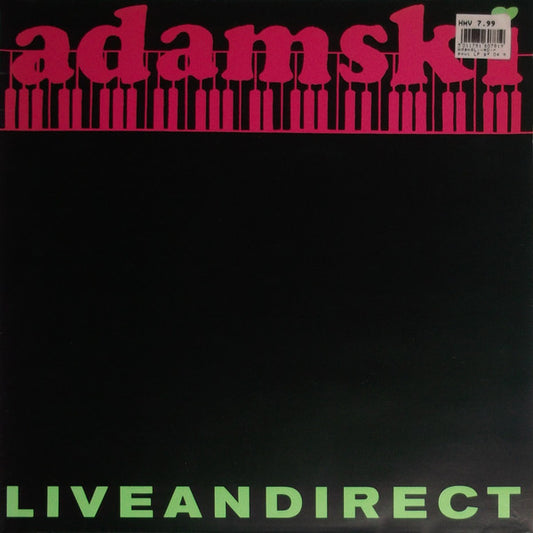 Adamski : Liveandirect (LP, Album)