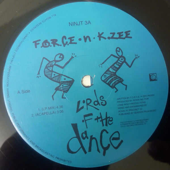 F.O.R.C.E. -N- K. Zee : Lords Of The Dance (12")