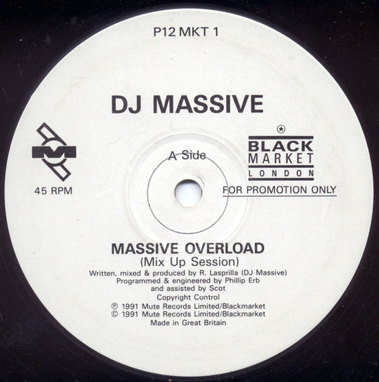 DJ Massive : Massive Overload (12", Promo)