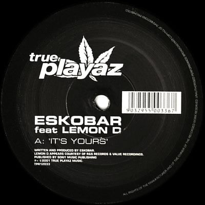 Eskobar : It's Yours / Return To 125th St. (12")
