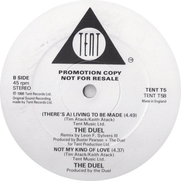 The Duel : There's A (Living To Be Made) (12", Promo)
