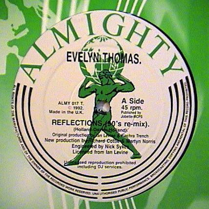 Evelyn Thomas : Reflections (90's Remix) (12")