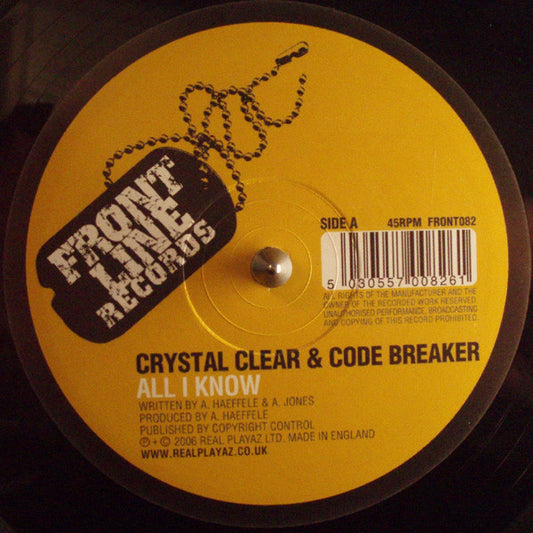 Crystal Clear (2) & Codebreaker (4) / Crystal Clear (2) & Xample : All I Know / Brother (12")