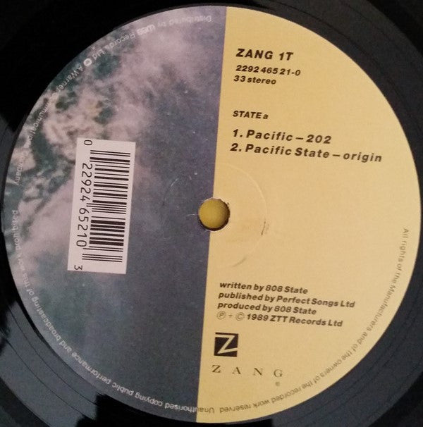 808 State : Pacific (12", Single, Adr)