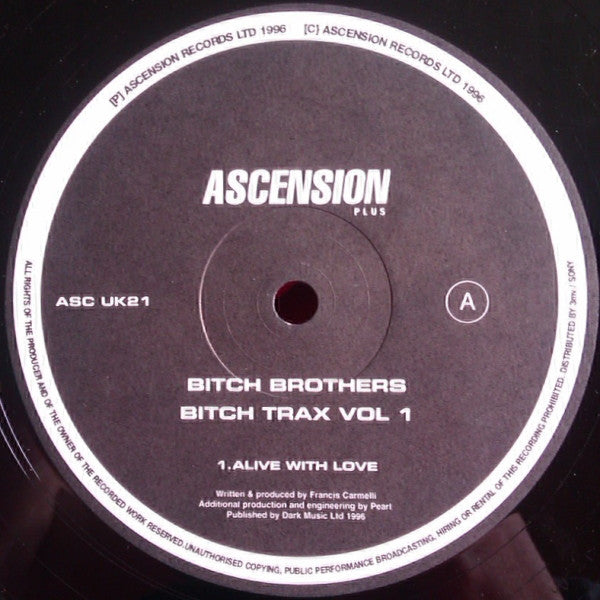 The Bitch Brothers : Bitch Trax Vol. 1 (12")