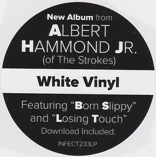 Albert Hammond Jr. : Momentary Masters (LP, Album, Whi)