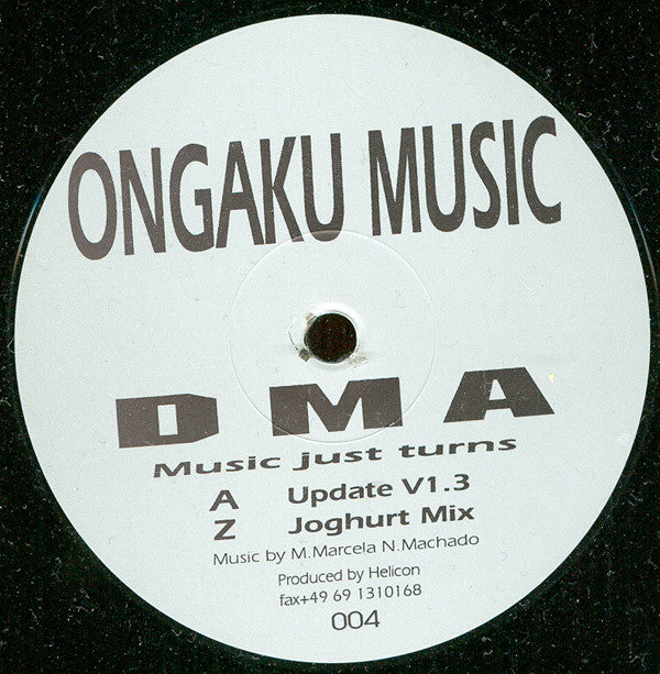 DMA (7) : Music Just Turns (12")