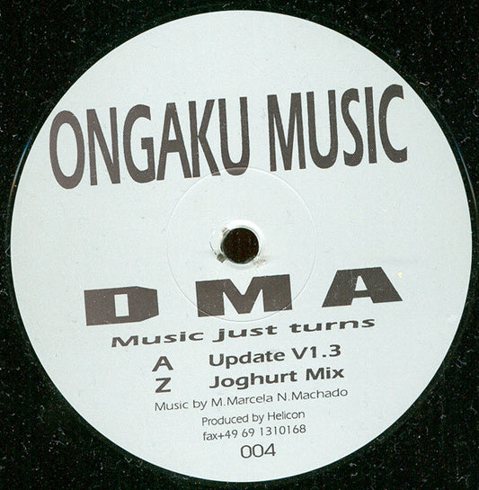 DMA (7) : Music Just Turns (12")