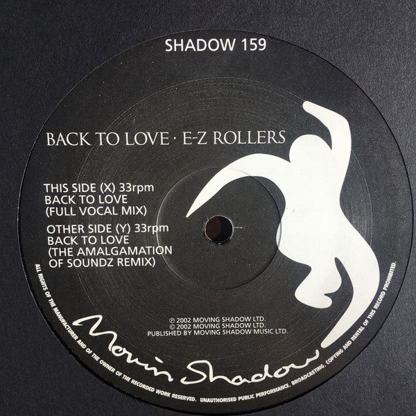 E-Z Rollers : Back To Love (12")