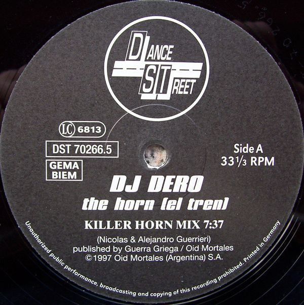 DJ Dero : The Horn (El Tren) (12")