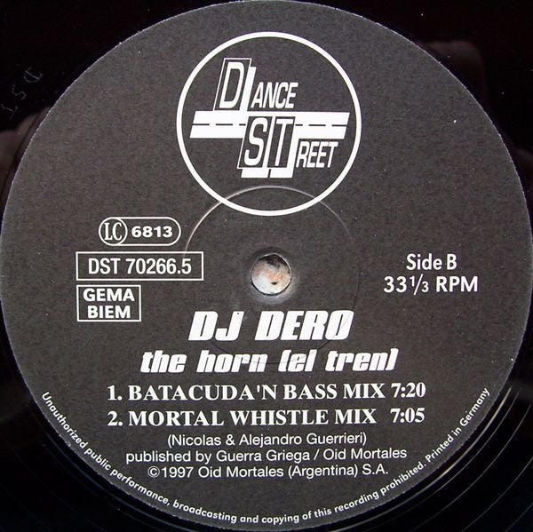 DJ Dero : The Horn (El Tren) (12")