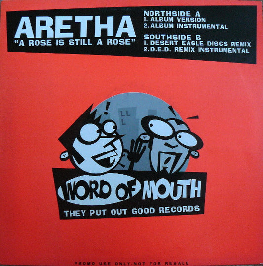 Aretha Franklin : A Rose Is Still A Rose (12", Promo)