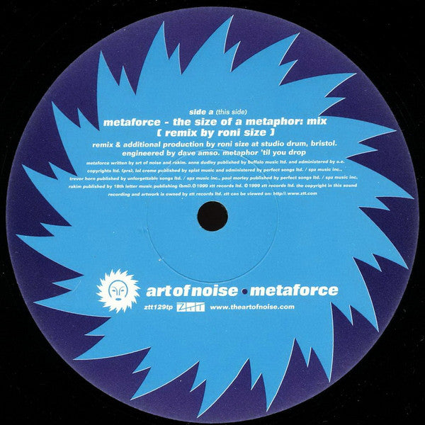 The Art Of Noise : Metaforce (12")