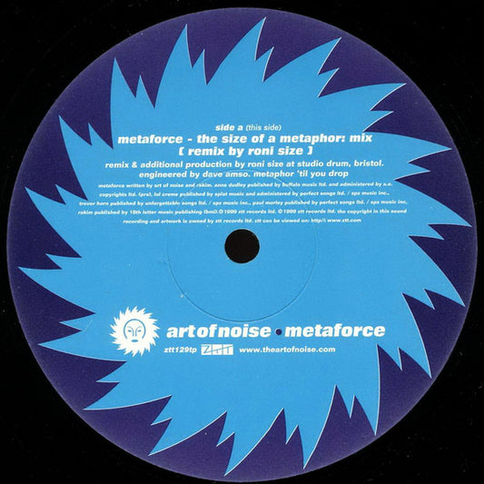 The Art Of Noise : Metaforce (12")