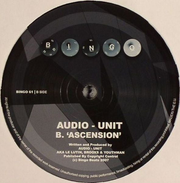 Audio Unit (2) : Palais Royal / Ascension (12")