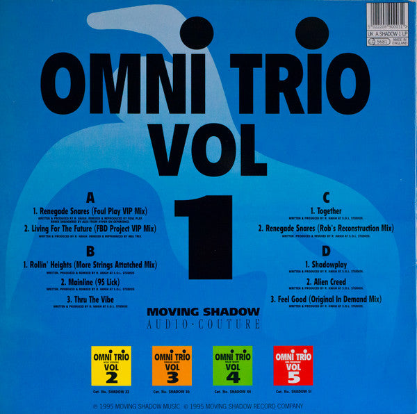 Omni Trio : The Deepest Cut Vol 1 (2x12", Album)