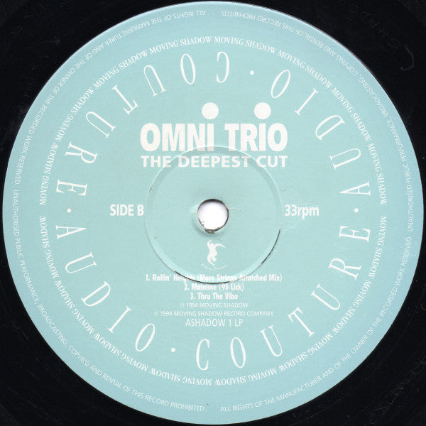 Omni Trio : The Deepest Cut Vol 1 (2x12", Album)