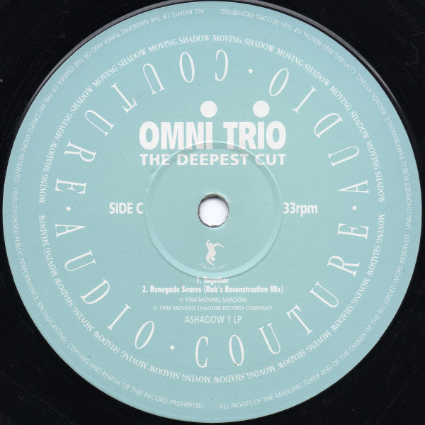 Omni Trio : The Deepest Cut Vol 1 (2x12", Album)