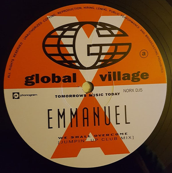 Emmanuel (2) : We Shall Overcome (12", Promo)