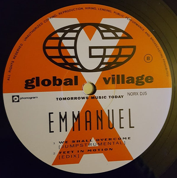 Emmanuel (2) : We Shall Overcome (12", Promo)